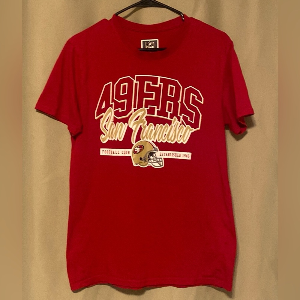 San Francisco 49ers NFL Team Apparel  Double sided Logo Graphics Tee-Shirt M